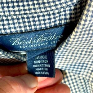 Brooks Brothers Large shirt it is sharp enough for business and so comfortable!